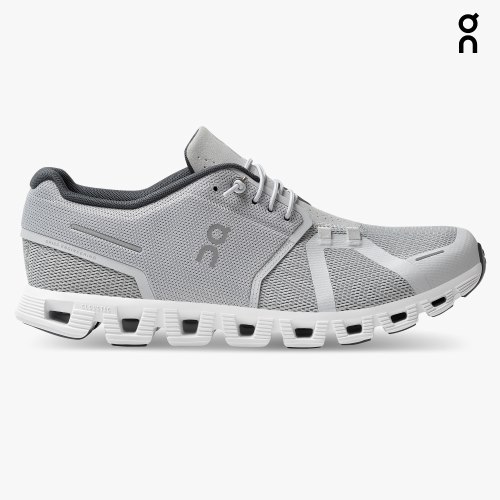 On Cloud 5 Men's Sneakers Light Grey | ZQN157-CA