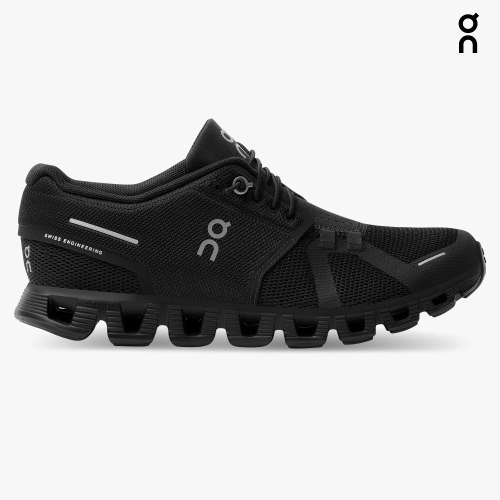 On Cloud 5 Women's Sneakers Black | TZI314-CA