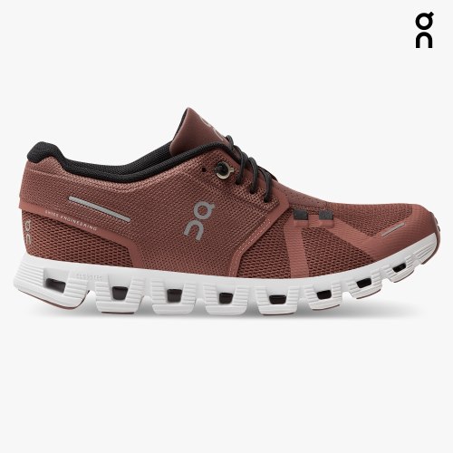 On Cloud 5 Women's Sneakers Brown | KBR208-CA