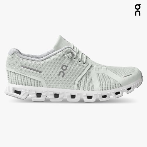 On Cloud 5 Women's Sneakers Mint | RHI410-CA