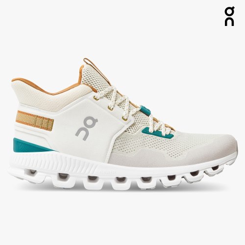 On Cloud Hi Edge Men's Sneakers Cream | DAL481-CA