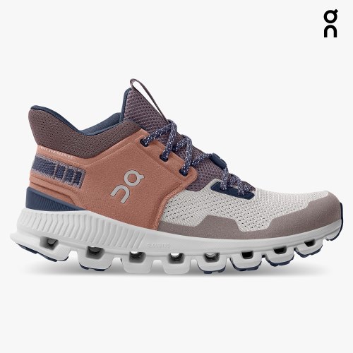 On Cloud Hi Edge Women's Sneakers Brown | PGF426-CA