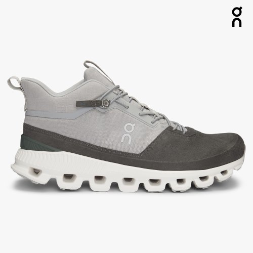 On Cloud Hi Men's Sneakers Grey | HTX357-CA