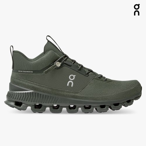 On Cloud Hi Men's Sneakers Olive | VOF879-CA