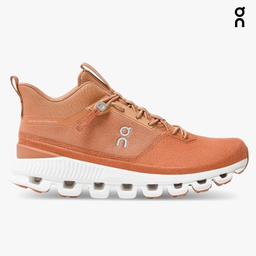 On Cloud Hi Women's Sneakers Coral | SAR972-CA