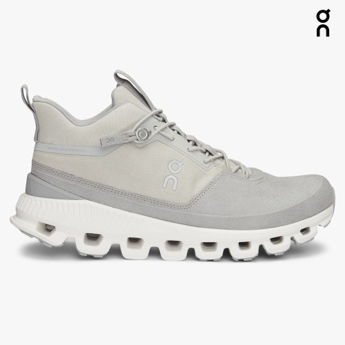 On Cloud Hi Women's Sneakers Light Grey | MVB548-CA