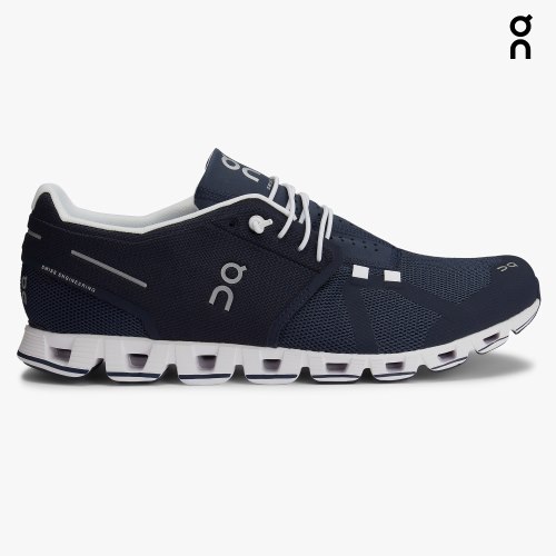 On Cloud Men's Sneakers Navy | QXK715-CA