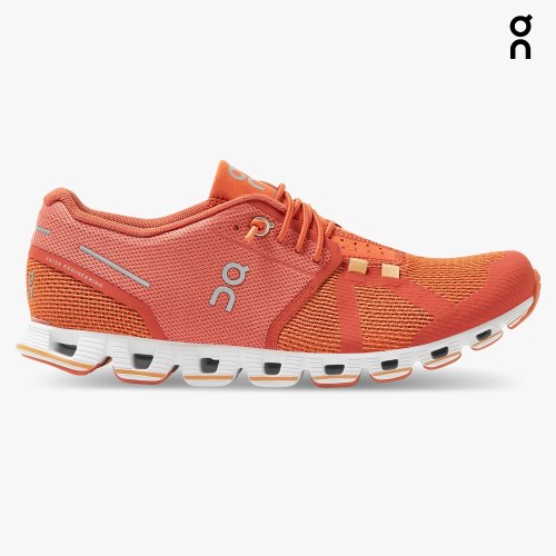 On Cloud Women's Sneakers Coral | VOD284-CA