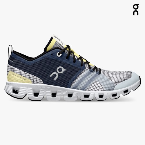 On Cloud X Shift Men's Training Shoes Grey / Navy | HUS147-CA