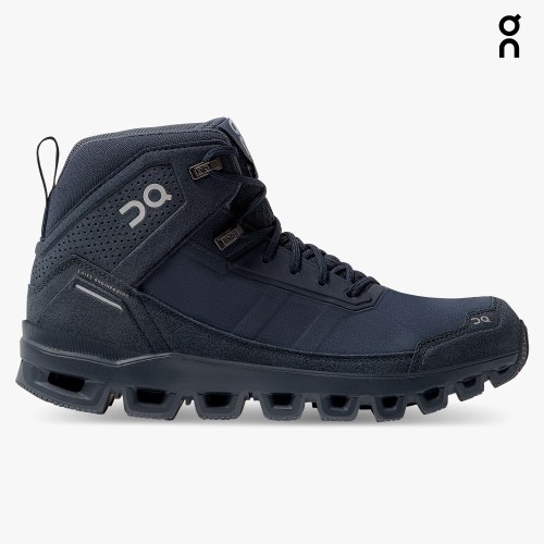 On Cloudridge Women's Hiking Boots Navy | GKD067-CA