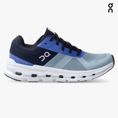 On Cloudrunner Women's Running Shoes Blue | YSQ756-CA