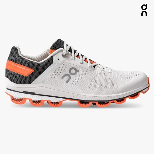 On Cloudsurfer 6 Men's Running Shoes White / Black | WHL196-CA