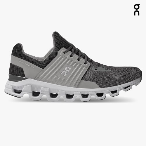 On Cloudswift Men's Running Shoes Black | OGN815-CA