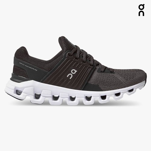 On Cloudswift Women's Running Shoes Black | ZRE750-CA