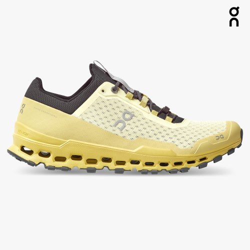 On Cloudultra Men's Hiking Shoes Lemon | OBL536-CA