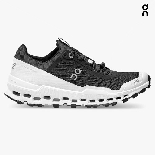 On Cloudultra Women's Hiking Shoes Black / White | VUG905-CA