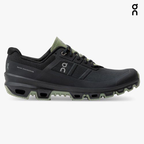 On Cloudventure Men's Hiking Shoes Black | XZL046-CA