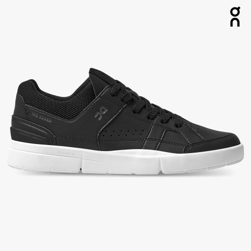 On Cloud THE ROGER Clubhouse Men's Sneakers Black | KRA146-CA